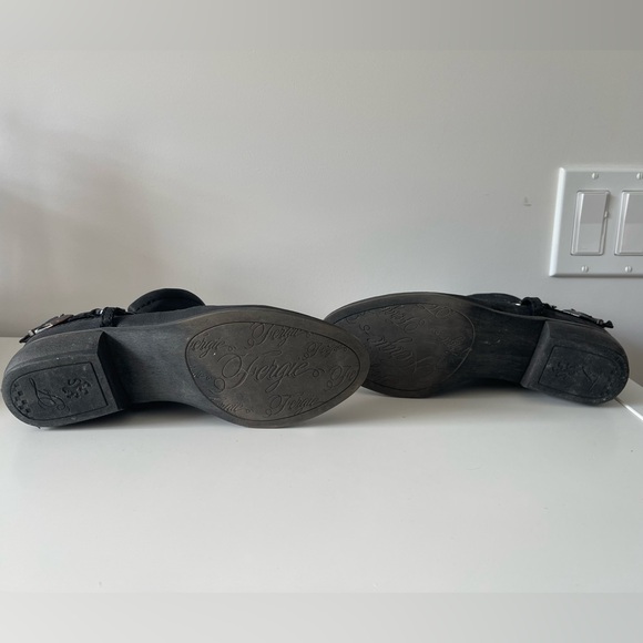 💯3/30$ Fergie Leather Margo 2 Booties - Picture 7 of 7